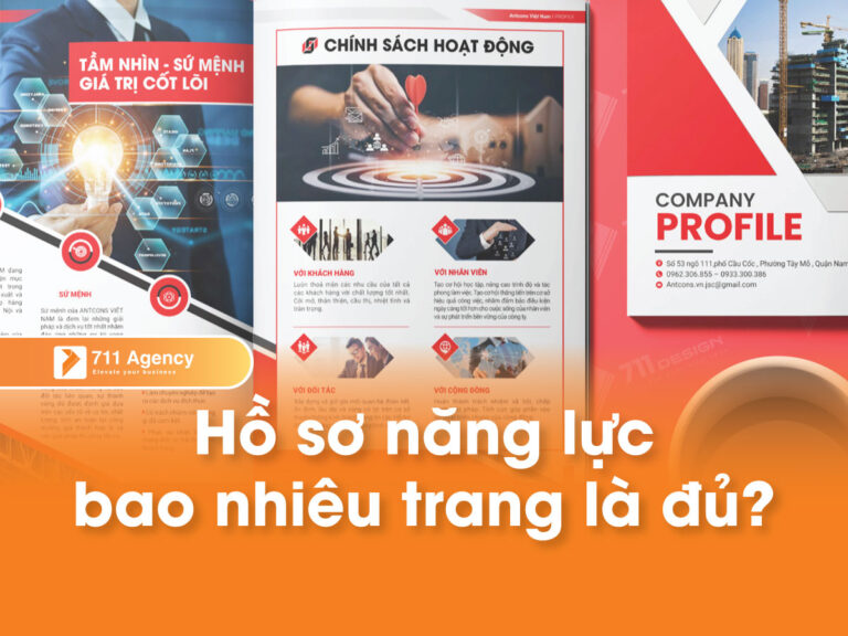 Hồ Sơ Năng Lực Mấy Trang Là Đủ?