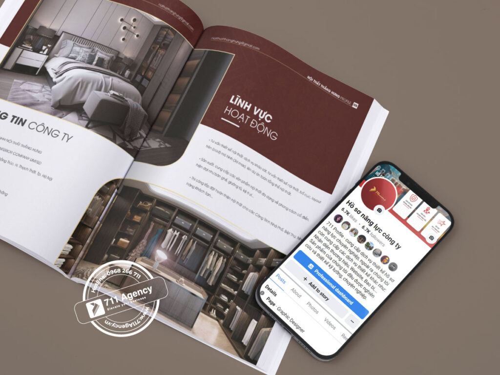 thiết kế hồ sơ năng lực nội thất